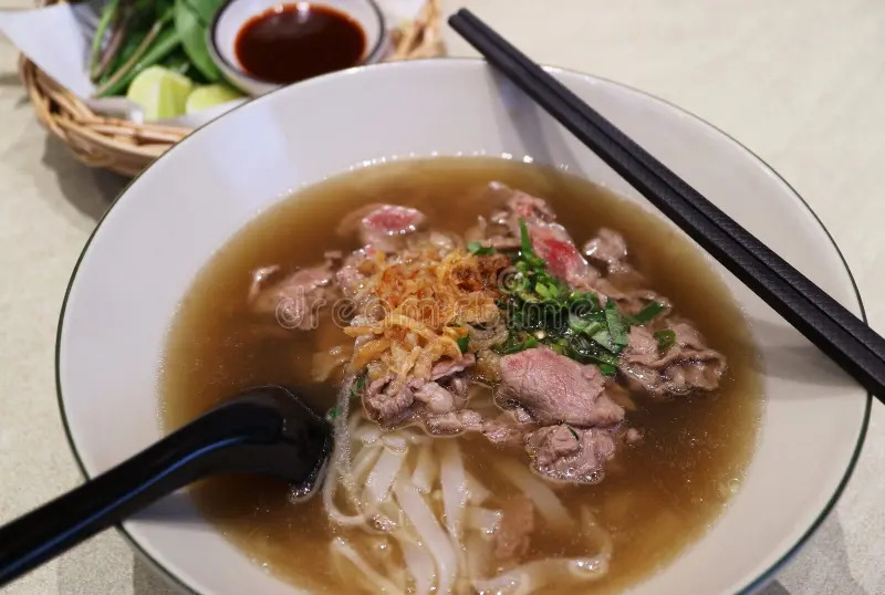 Vietnamese pho bowl